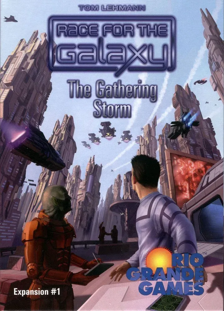 Okładka gry Race for the Galaxy: The Gathering Storm